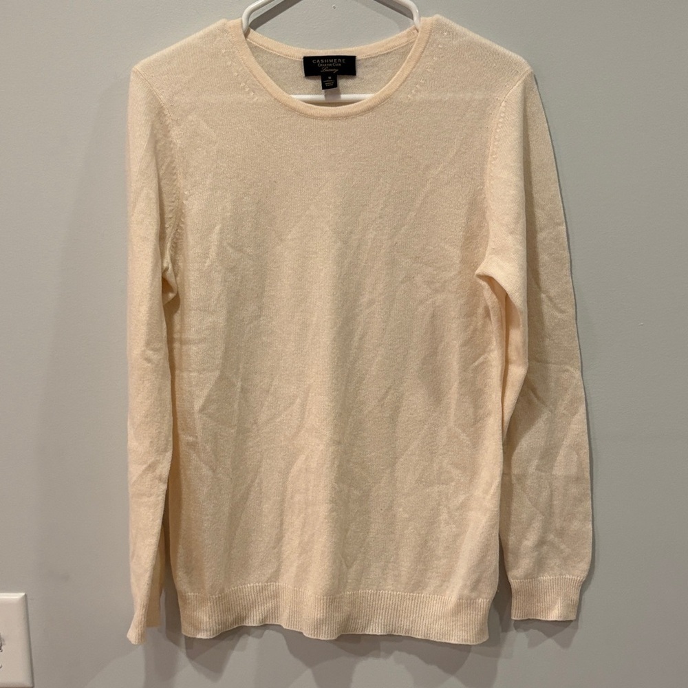 Charter Club Ivory Knit Pullover